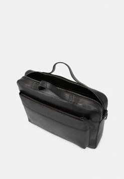 Zign LEATHER - Laptop Bag - 802 - Black -Zign 59ea58f4e2c8492f82c8596cb0374bf0