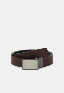 Zign WENDE-GÜRTEL / REVERSIBLE BELT - Belt - Black/dark Red -Zign 5b06716424b04c9a992b88297e9a785d