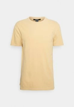 Zign DROP SHOULDER CREW - Basic T-shirt - Beige