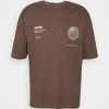 REDEZIGN UNISEX - Print T-shirt - Brown -Zign 5c033c5c522e47e7a2c4ba4ff6e92cfc
