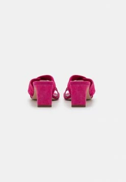 Zign LEATHER - Heeled Mules - Pink -Zign 5c57568b865b4063a5f4f550c09e5f9b