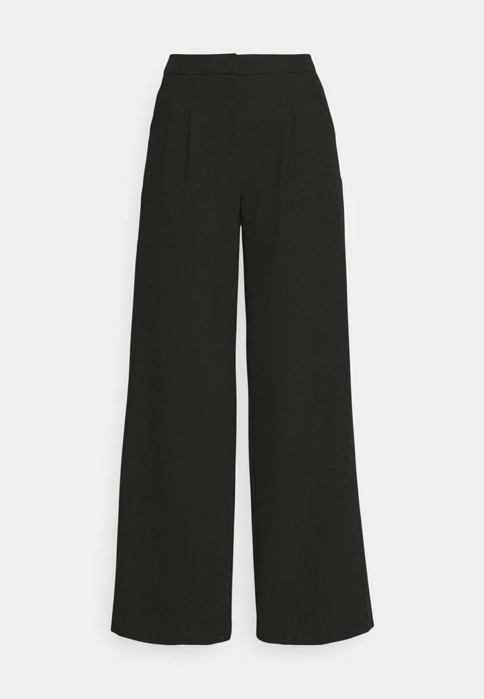 Zign Tailored Wide Leg Trouser With Pleats - Trousers - Black 7 Zign Tailored Wide Leg Trouser With Pleats - Trousers - Black - Image 5