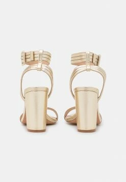 Zign LEATHER - High Heeled Sandals - Gold -Zign 5cfb707c98e84fd28e9214eed262bee2