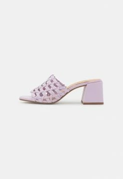 Zign LEATHER - Heeled Mules - Lilac 9 Zign LEATHER - Heeled Mules - Lilac -Zign 5fde8d49c50644678318fe7dc7201d07