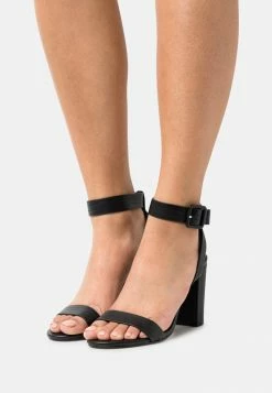 Zign LEATHER - High Heeled Sandals - Black