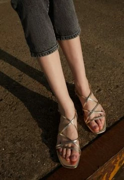 Zign LEATHER - Sandals - Gold -Zign 628a2e734f214139a7c7141900b04bbd