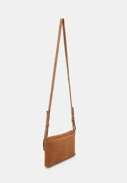 Zign LEATHER - Across Body Bag - Brown -Zign 64d8e2c7ab3246b8adf4a6116378e713