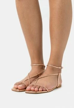 Zign T-bar Sandals - Rosegold