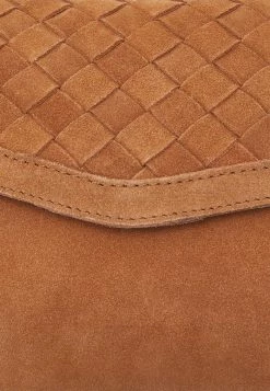 Zign LEATHER - Across Body Bag - Brown -Zign 678d8b6538324b288acbace1eca6d9aa