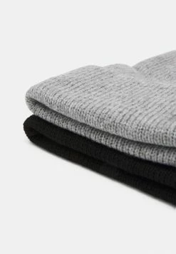 Zign 2 PACK UNISEX - Beanie - Black/grey -Zign 68a6d6d276e1464d8e7c996fcbfaa15b