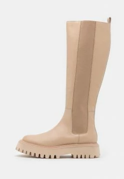 Zign LEATHER - Platform Boots - Offwhite -Zign 6aefd5fb056940cb88b9f91d59a196cf