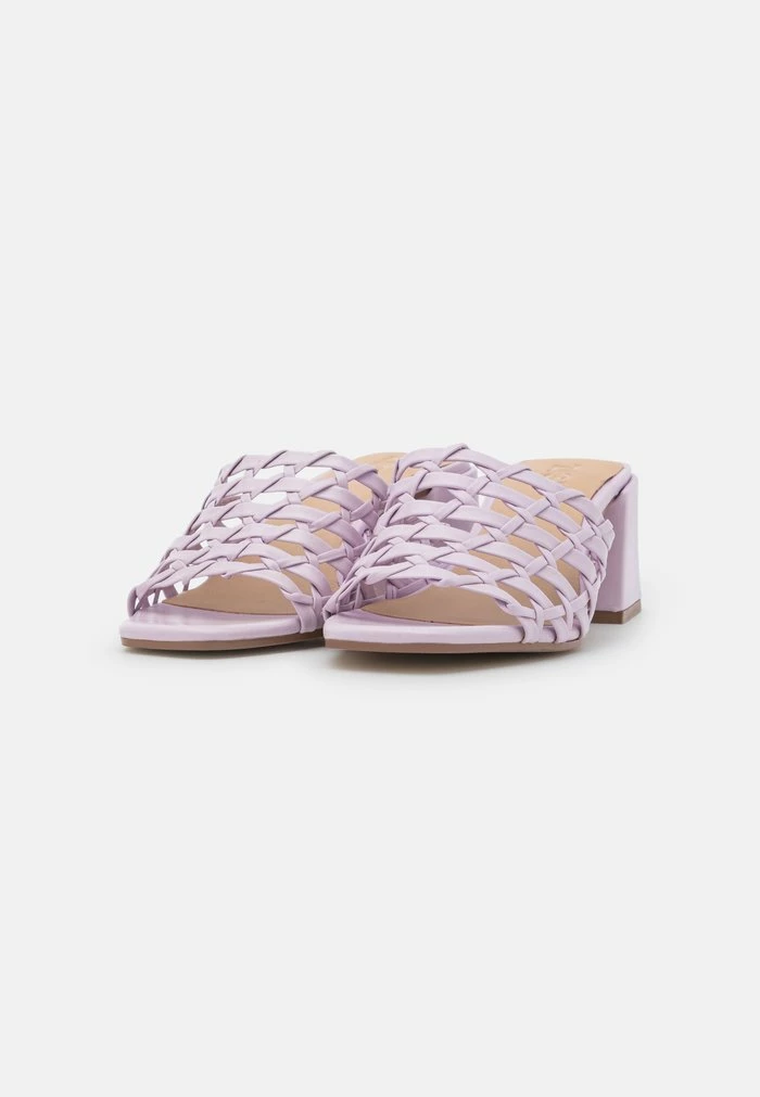 Zign LEATHER - Heeled Mules - Lilac 5 Zign LEATHER - Heeled Mules - Lilac - Image 3