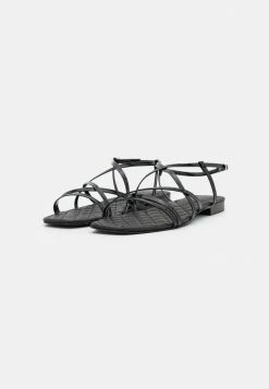Zign LEATHER - Sandals - Black 10 Zign LEATHER - Sandals - Black -Zign 6bd6ee975e864deaac9658ae3ae53b76
