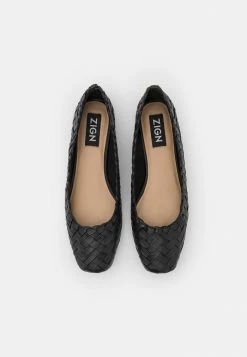 Zign LEATHER - Ballet Pumps - Black -Zign 6ca371a86b2a4a79aba6caf61375cfb0