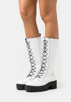 Zign LEATHER - Lace-up Boots - White