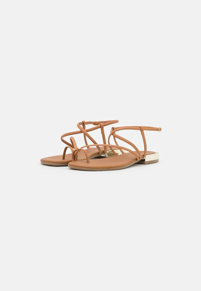 Zign T-bar Sandals - Cognac 5 Zign T-bar Sandals - Cognac - Image 3