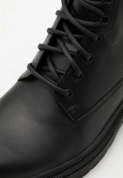 Zign Lace-up Ankle Boots - Black -Zign 6f25d77e507d48f8a219759a10ddfb19