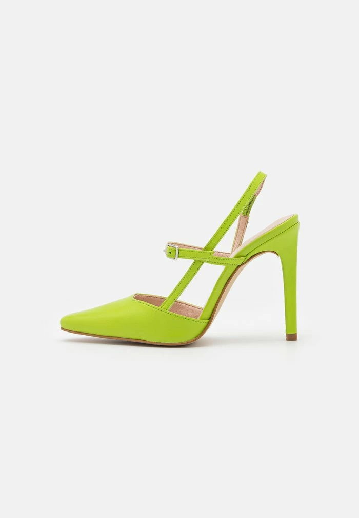 Zign LEATHER - High Heels - Green 4 Zign LEATHER - High Heels - Green - Image 2