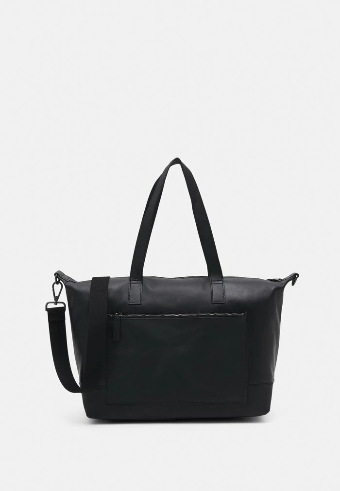 Zign LEATHER - Weekend Bag - Black 3 Zign LEATHER - Weekend Bag - Black