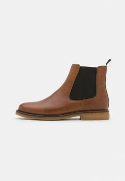 Zign LEATHER - Classic Ankle Boots - Cognac