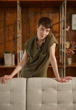 REDEZIGN - Shirt Dress - Khaki -Zign 7685a7db42e142b28a943cdc7f9f7e0d