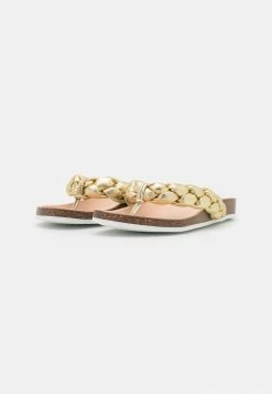 Zign T-bar Sandals - Gold -Zign 76b8781cc3574efcb673a79f59a42a6b