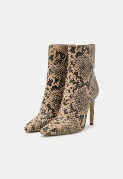 Zign High Heeled Ankle Boots - Light Brown/black -Zign 791c0bb4dd2942f898453dfe5e3a5087