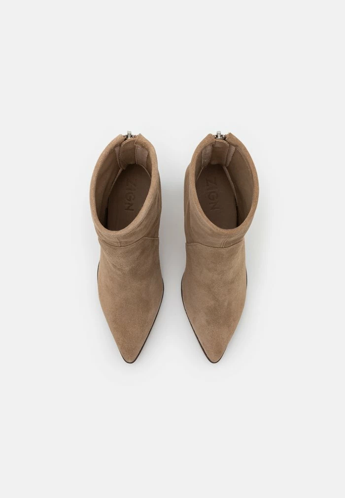 Zign Classic Ankle Boots - Beige 7 Zign Classic Ankle Boots - Beige - Image 5