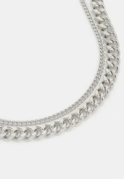 Zign UNISEX - Necklace - Silver-coloured -Zign 7b9197f7145746af9e9c008750a7338f