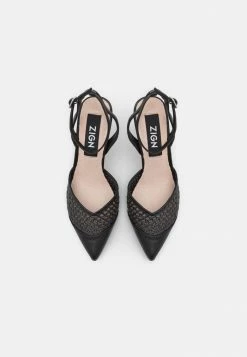 Zign LEATHER - High Heeled Sandals - Black -Zign 7c0fd49e11194b11a36d7775cad69820