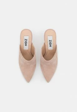 Zign LEATHER - Heeled Mules - Light Pink -Zign 7e5c6c591d64473fb4d04ca691044d76