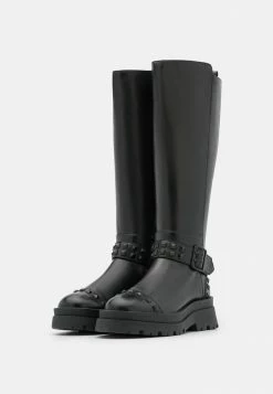 Zign LEATHER - Platform Boots - Black -Zign 7e9252bc6ddd406eb30b2377efead371