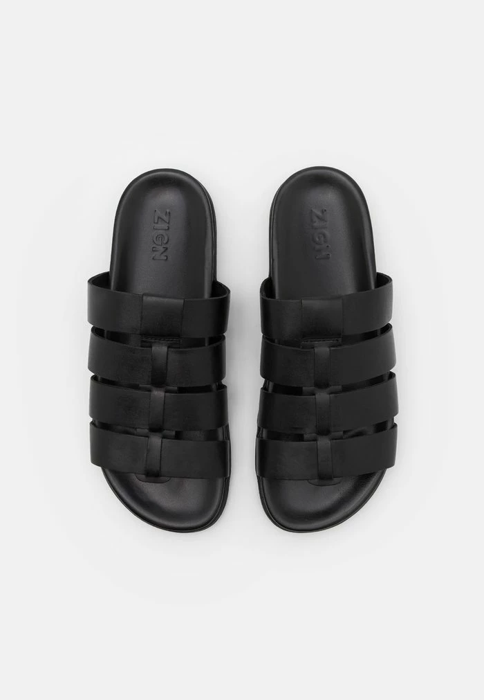 Zign LEATHER - Mules - Black 6 Zign LEATHER - Mules - Black - Image 4