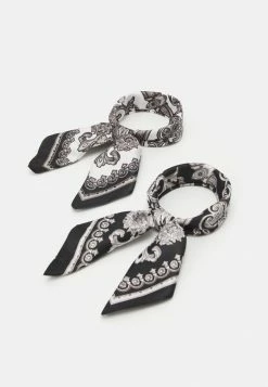 Zign UNISEX 2 PACK - Foulard - Black/white