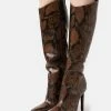 Zign LEATHER - High Heeled Boots - Brown 2 Zign LEATHER - High Heeled Boots - Brown -Zign 8515dd3f9b9641cf8180e10704b0292f