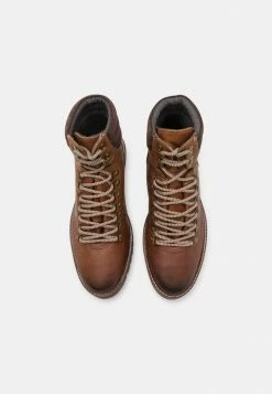 Zign LEATHER UNISEX - Lace-up Ankle Boots - Brown -Zign 856194ab2ca2425296c5919baca28cc5