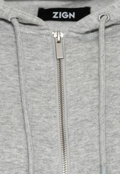 Zign Zip-up Sweatshirt - Mottled Light Grey 7 Zign Zip-up Sweatshirt - Mottled Light Grey -Zign 878a59f47e0f47f58009c21576fe0ab8