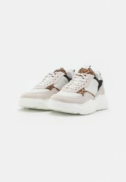 Zign LEATHER - Trainers - White/brown/black -Zign 87fa0eca03204a1888e80052d213cf63
