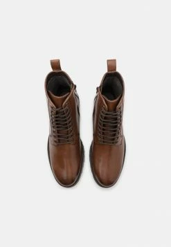 Zign LEATHER UNISEX - Lace-up Ankle Boots - Brown -Zign 882c904a66fb4974ab83e7d2851f1c58