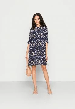 Zign Shirt Dress - Blue Multi Coloured -Zign 88baeb1cdf2642d3b54750b95ed26fe9