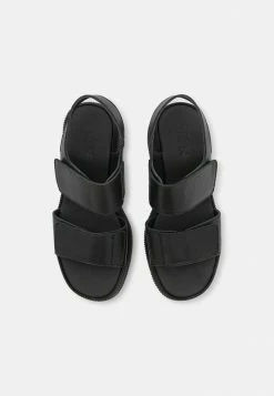 Zign LEATHER - Platform Sandals - Black -Zign 8a8375c3fa134802aea8b038e852d231