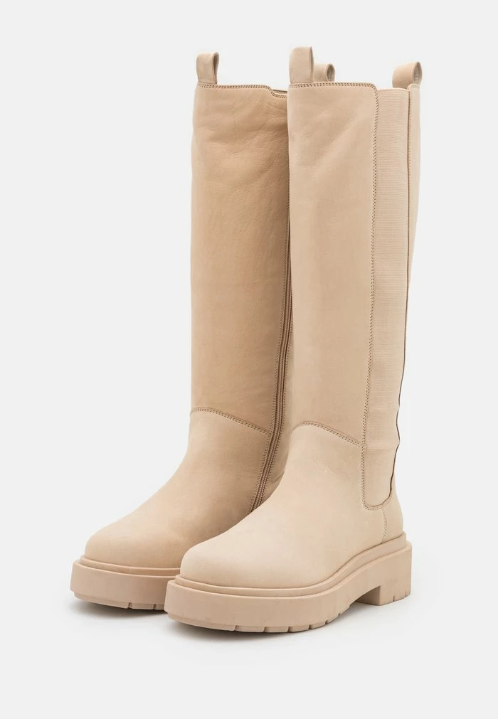 Zign LEATHER - Platform Boots - Beige 5 Zign LEATHER - Platform Boots - Beige - Image 3