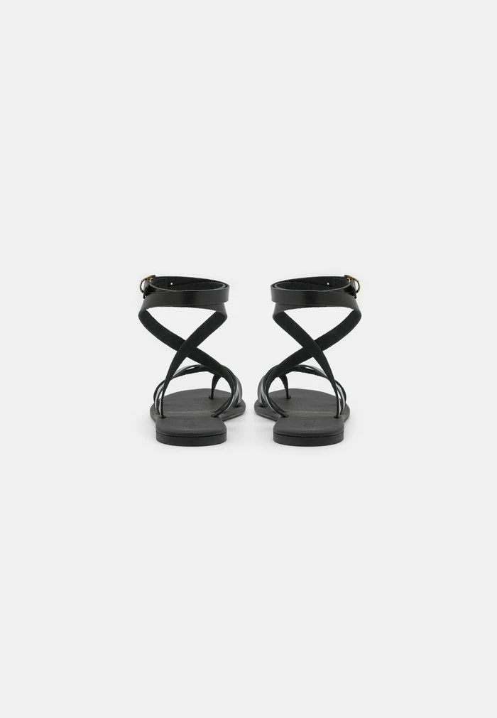 Zign LEATHER - Sandals - Black 6 Zign LEATHER - Sandals - Black - Image 4