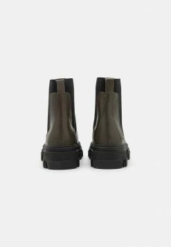 Zign LEATHER - Platform Ankle Boots - Khaki -Zign 8c29d28d591147079e6edd74efb7c423