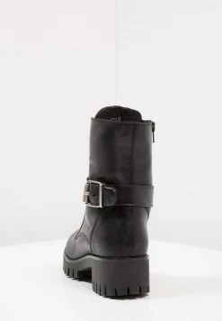 Zign Cowboy/biker Ankle Boot - Black -Zign 8d4e48ac2214464a9b846b4a5c89410e