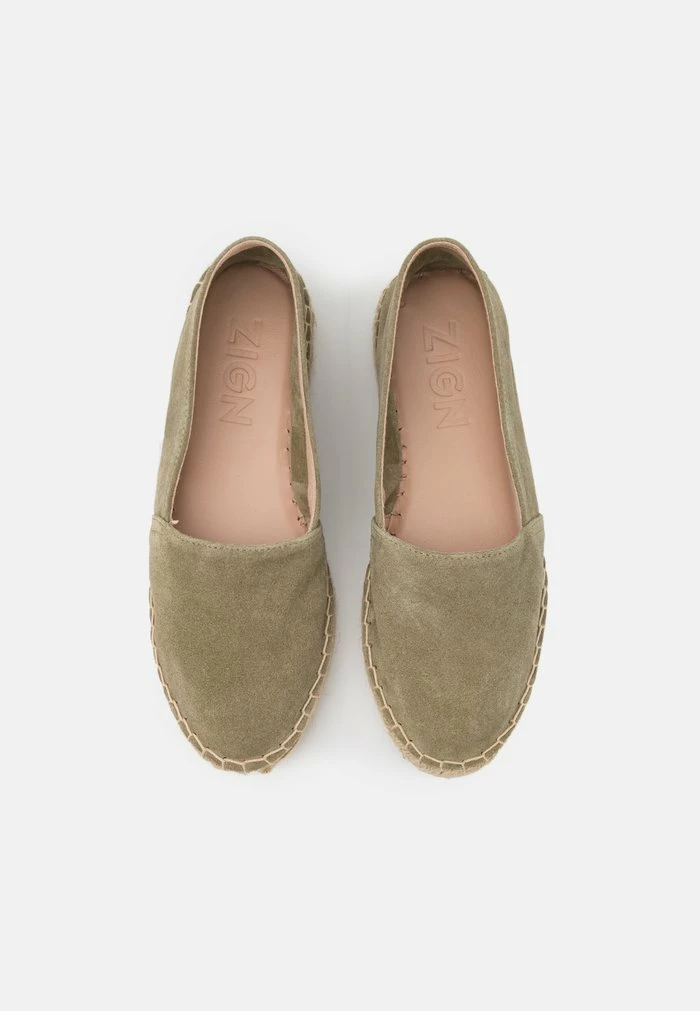 Zign LEATHER - Espadrilles - Khaki 8 Zign LEATHER - Espadrilles - Khaki - Image 6