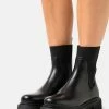 Zign LEATHER WINTER BOOT - Classic Ankle Boots - Black -Zign 8dc9b5514c104477b0b1efebbd2cd776