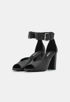 Zign LEATHER - High Heeled Sandals - Black -Zign 8e949f5ba6c747aba7c7a66e15e64f61