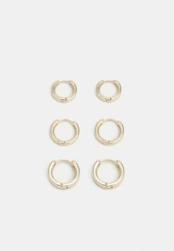 Zign 3 PACK - Earrings - Gold-coloured