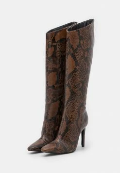 Zign LEATHER - High Heeled Boots - Brown 10 Zign LEATHER - High Heeled Boots - Brown -Zign 910d73ce2e024b62a8d65ead4e797f78